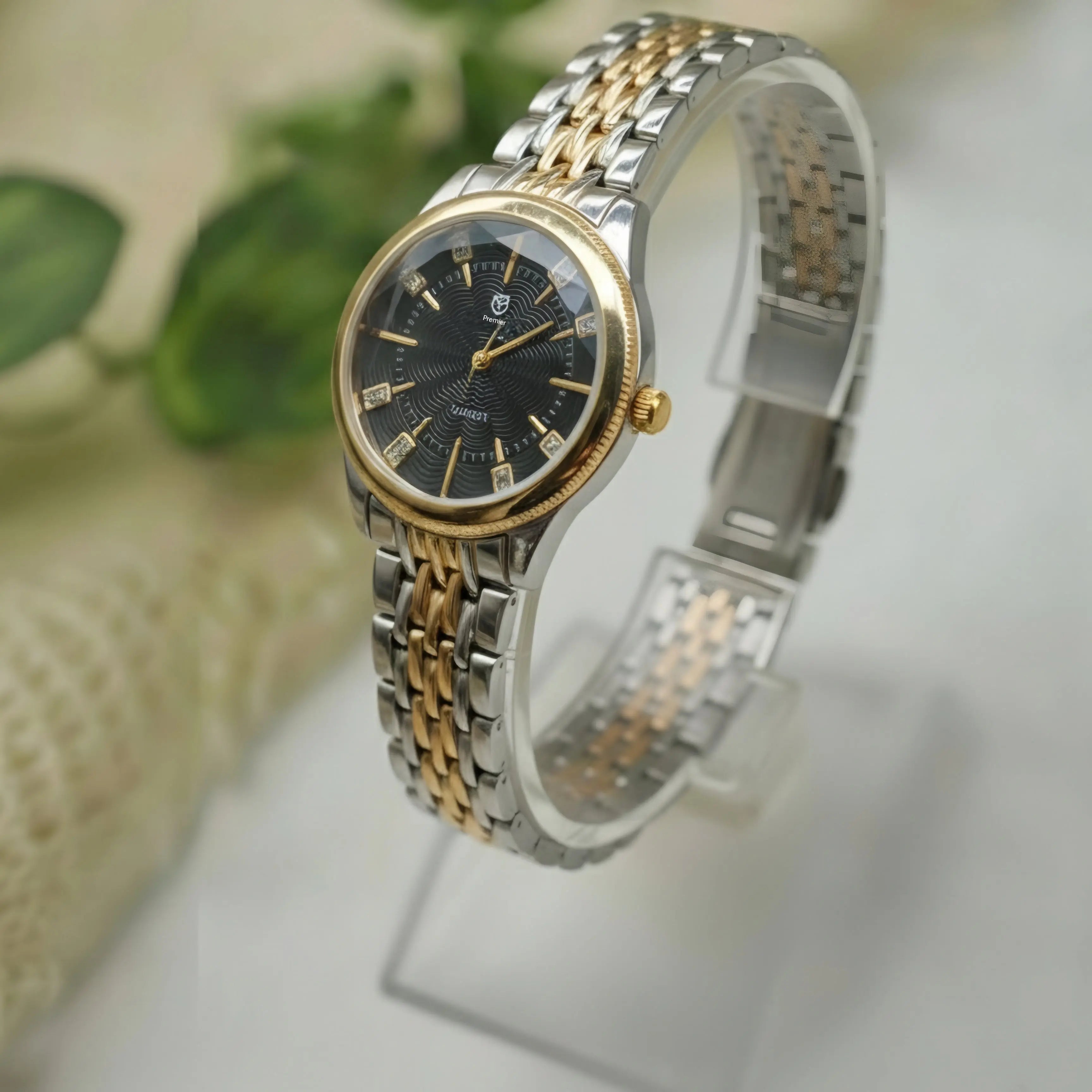 Premier 2tone Gold ( Black Dial) House Of Fashion