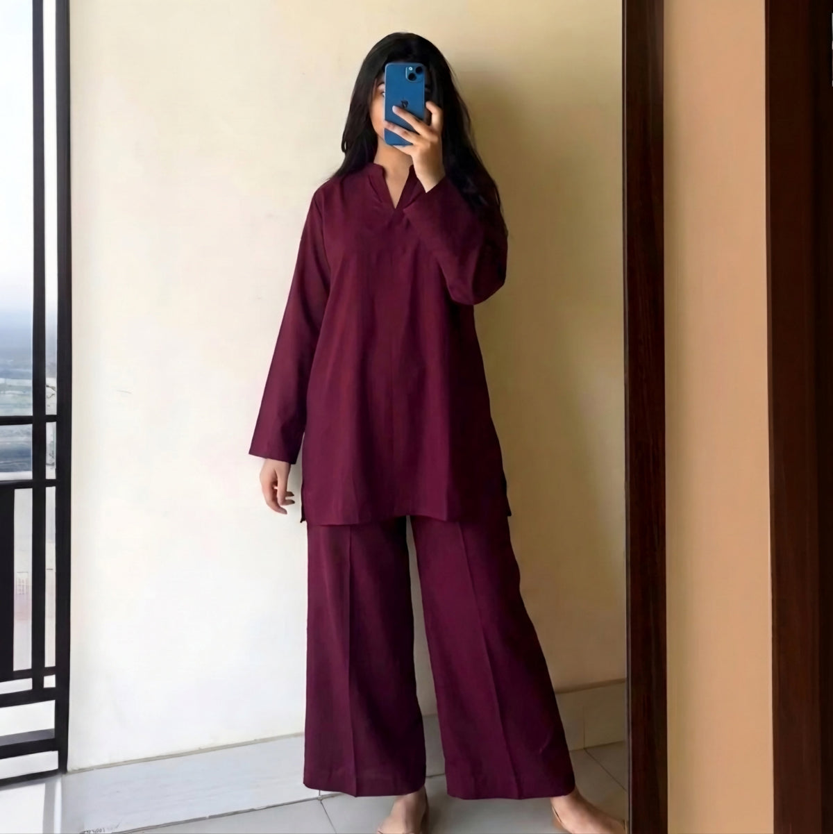 Dark Maroon - ETHNIC READY TO WEAR House Of Fashion