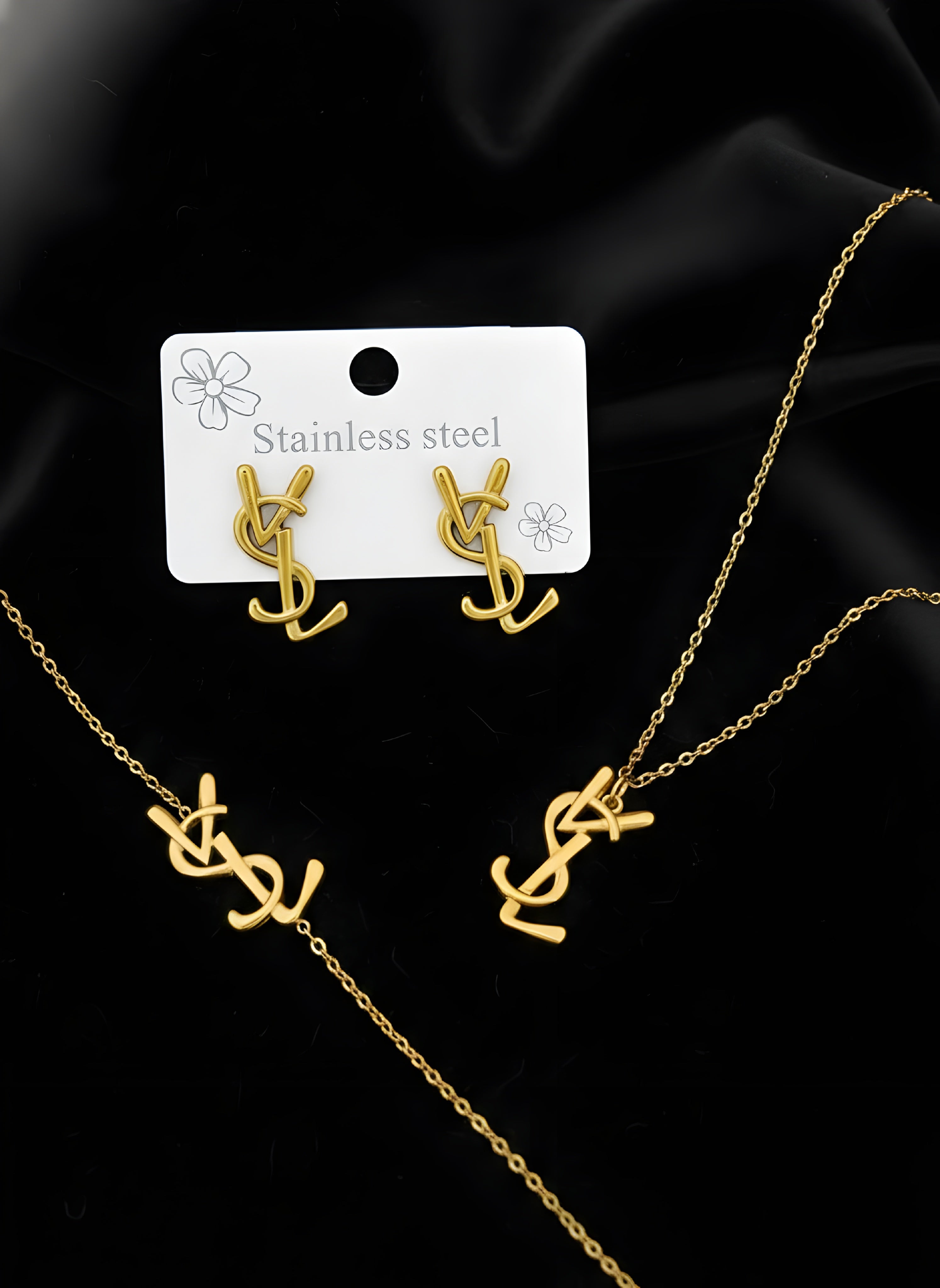 YSL Stainless Steel Set House Of Fashion