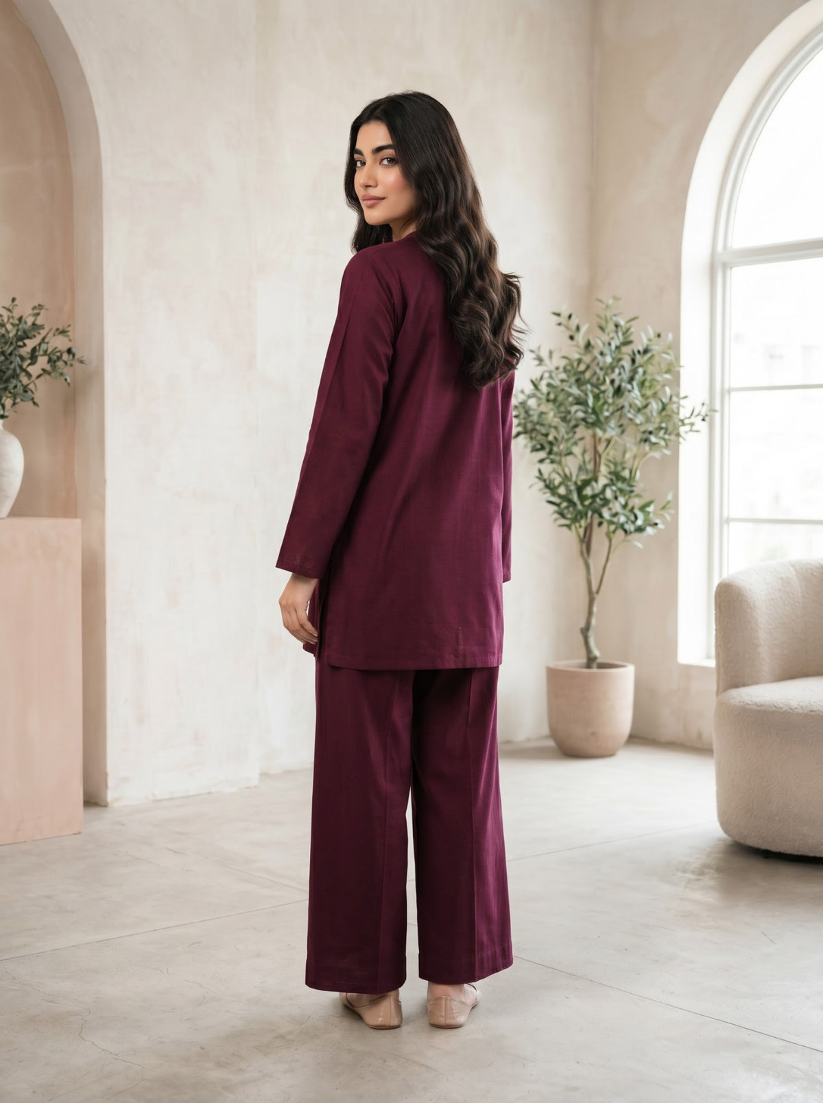 Dark Maroon - CO-ORD SET