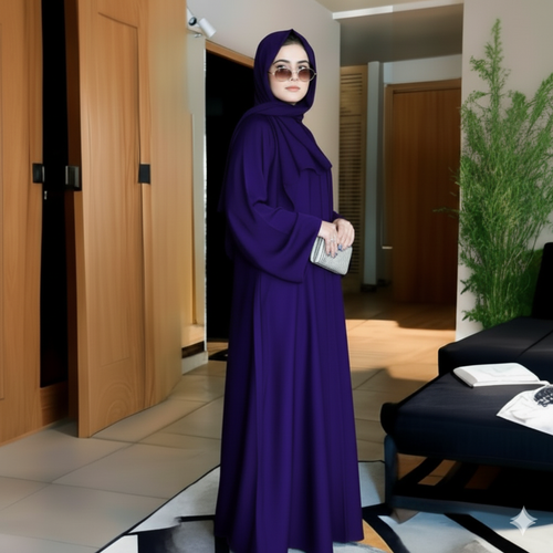 ABAYA DARK PURPLE