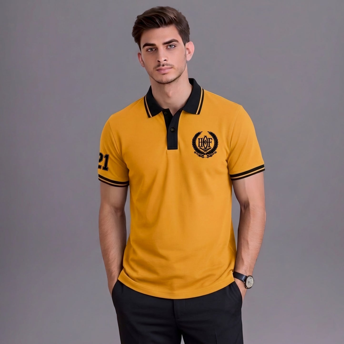 Signature Polo MUSTARD 2️⃣1️⃣