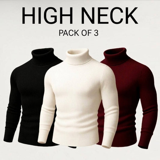Bundle Of 3 High Neck