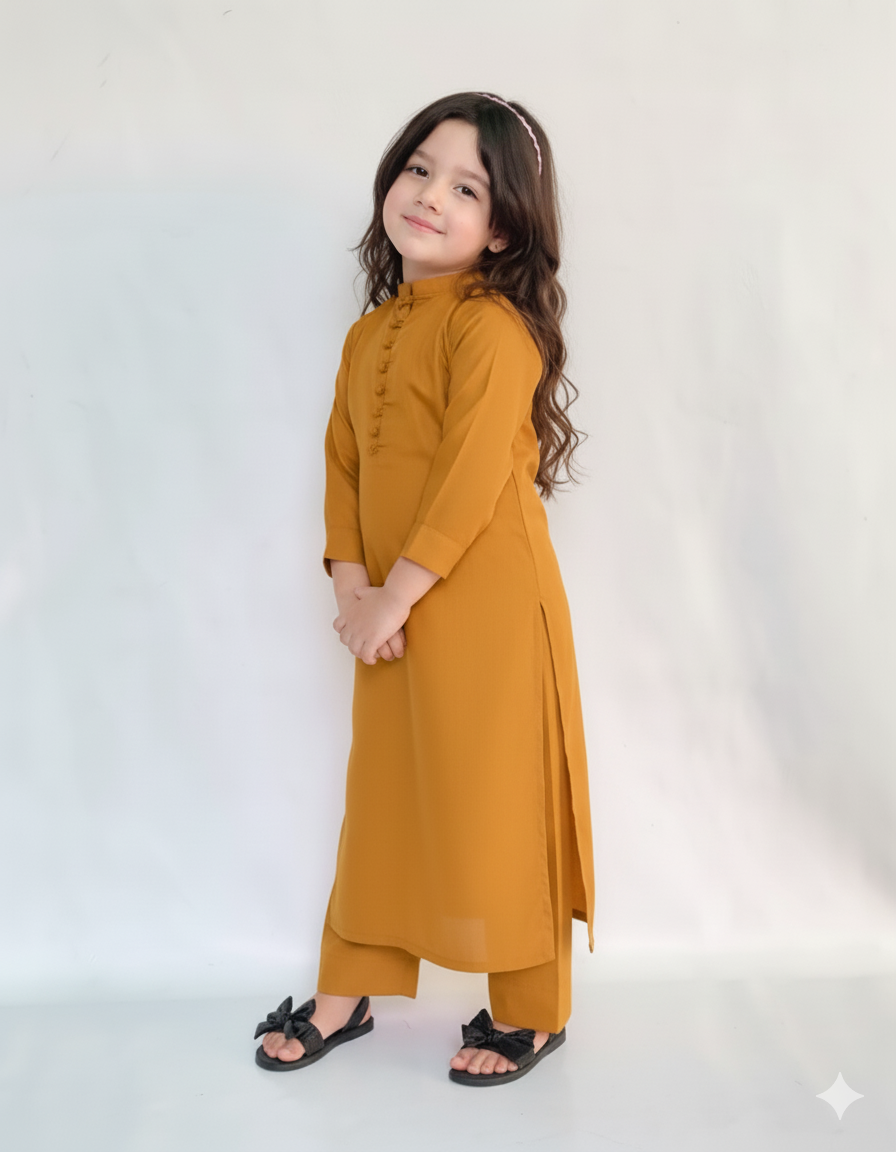 Kids Mustard Ready To Wear