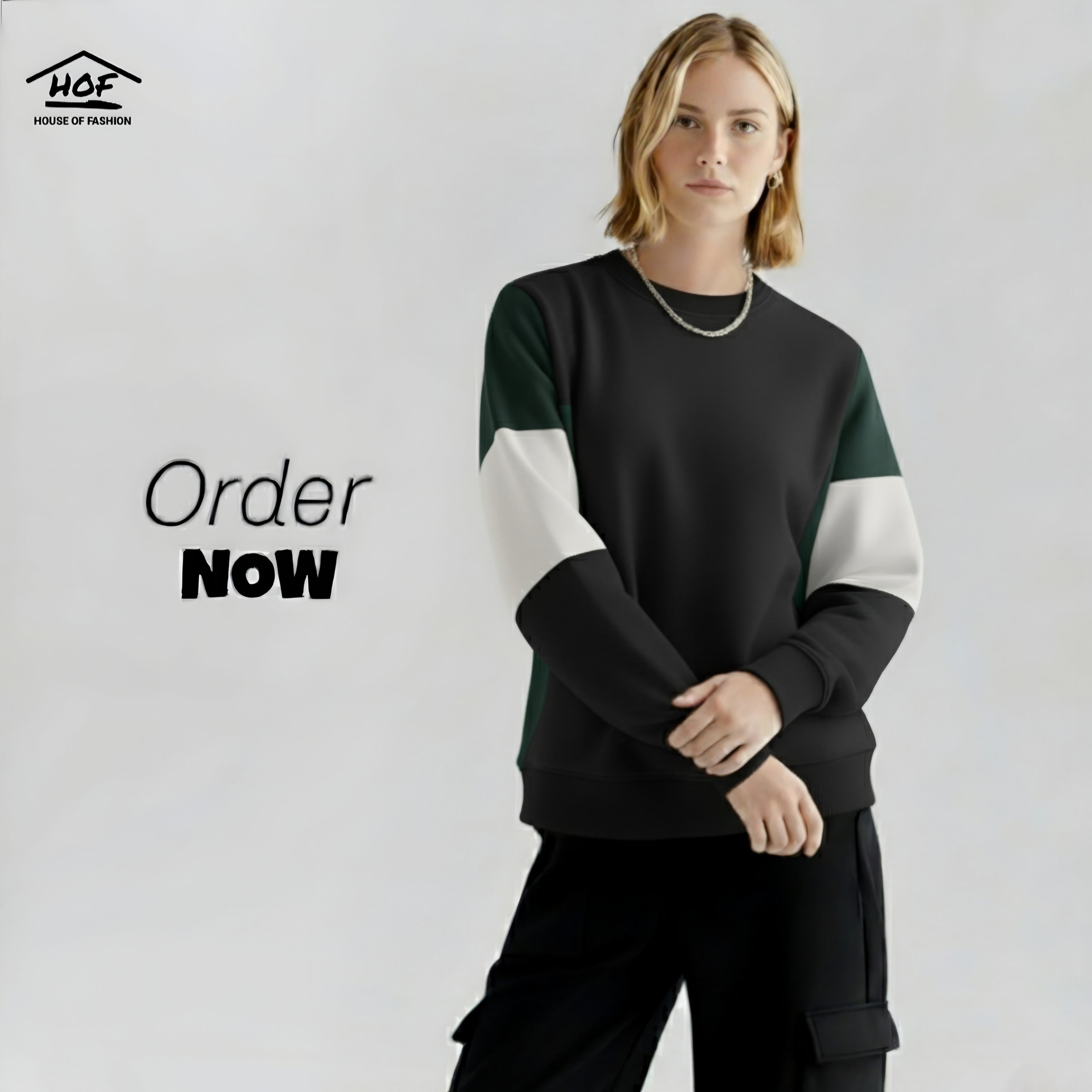 Block Sweat Shirt BGW