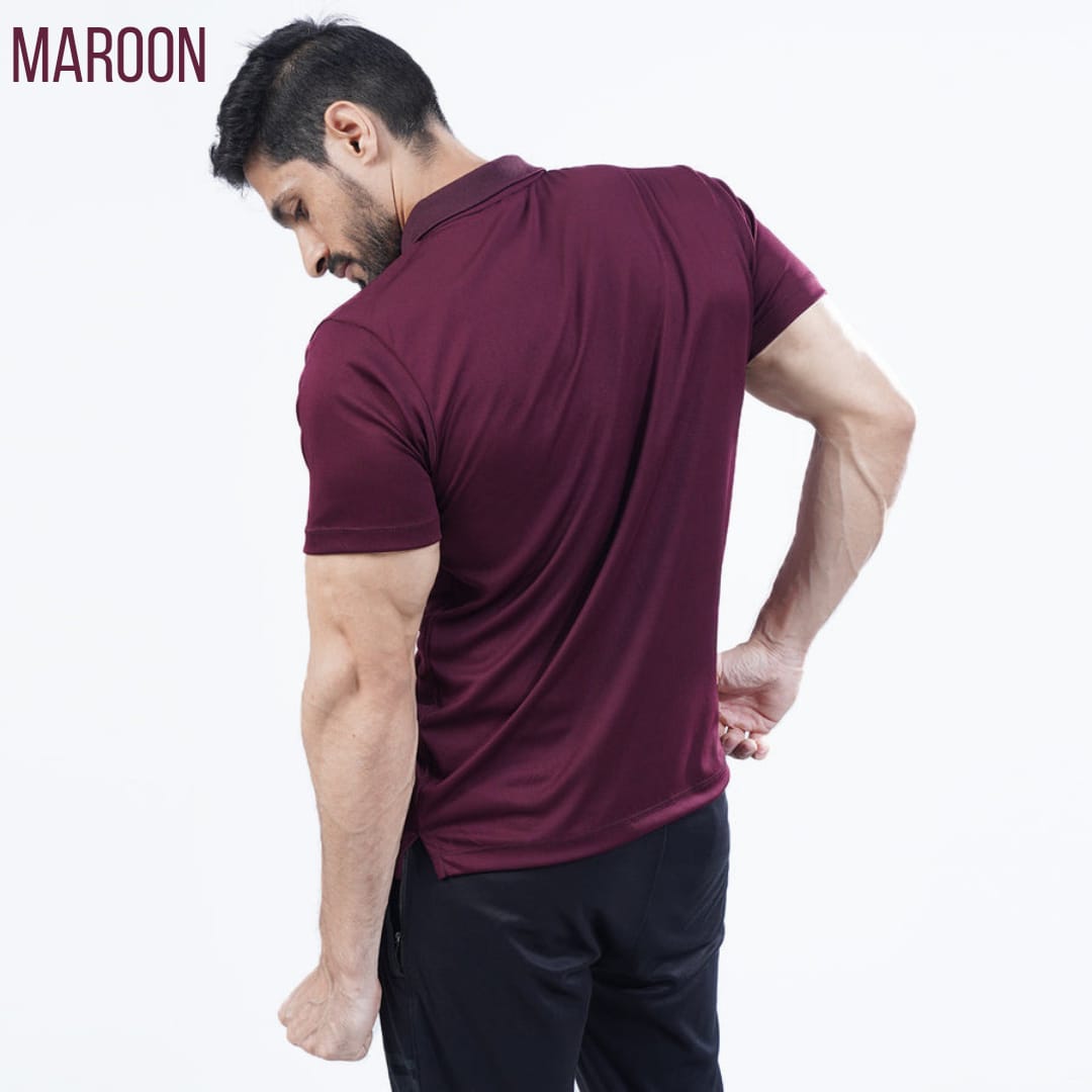 Polo Muscle Fit Tee MAROON