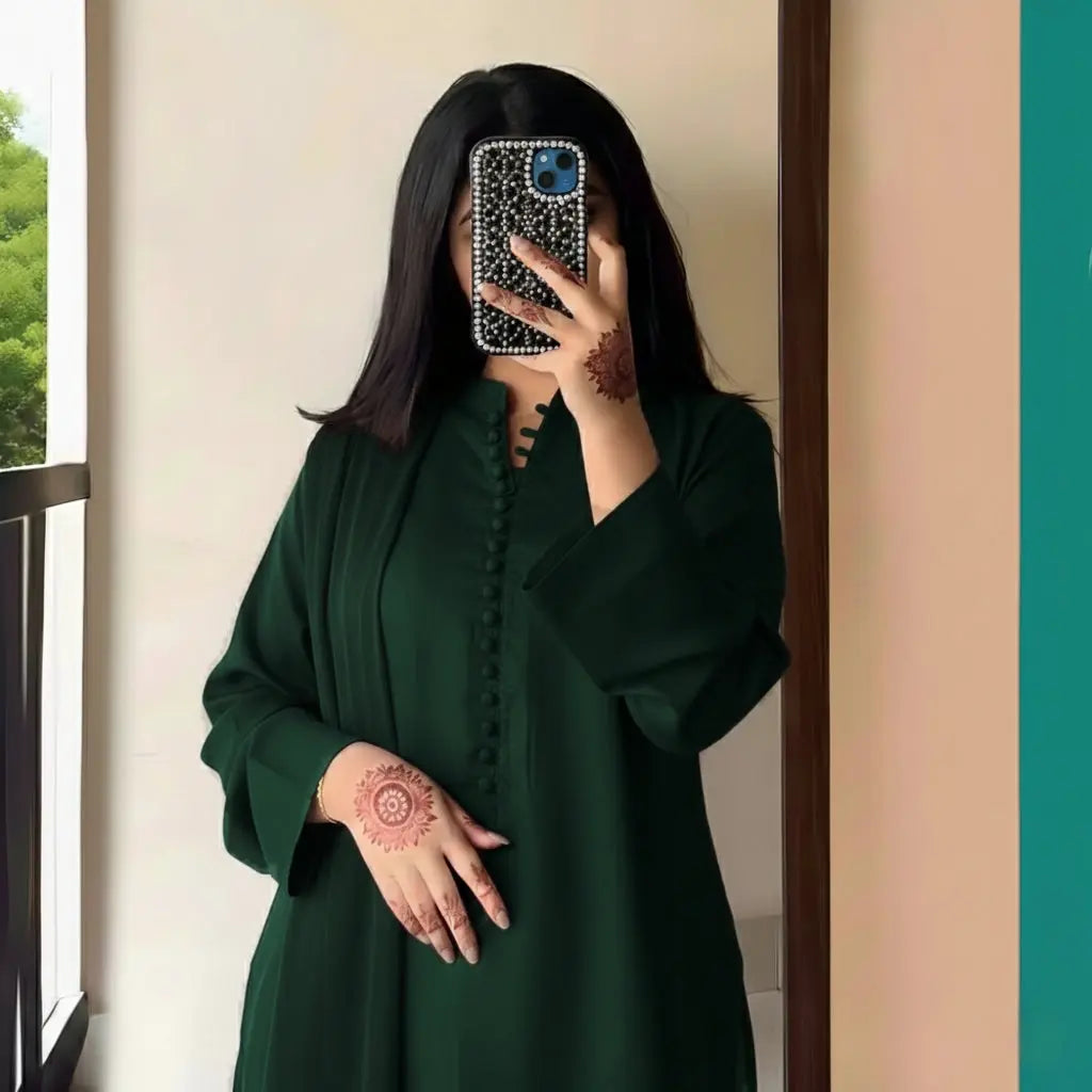 Bottle Green - READY TO WEAR House Of Fashion