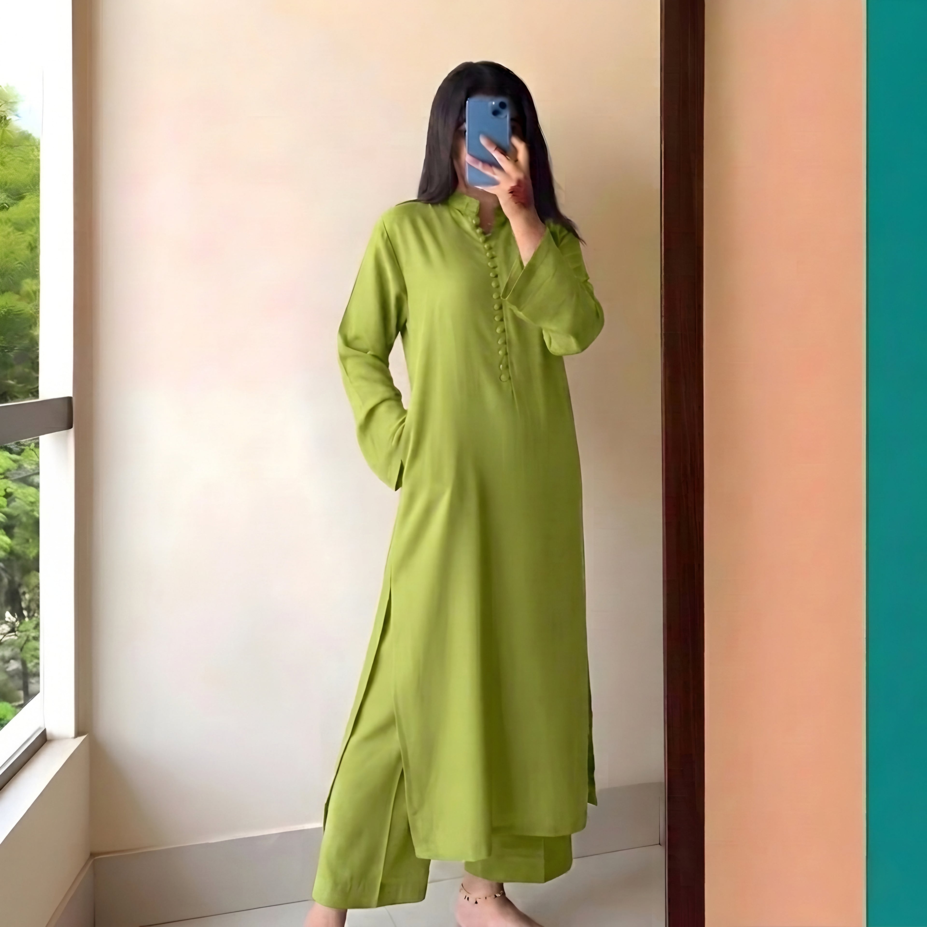 Pistachio Green- READY TO WEAR House Of Fashion