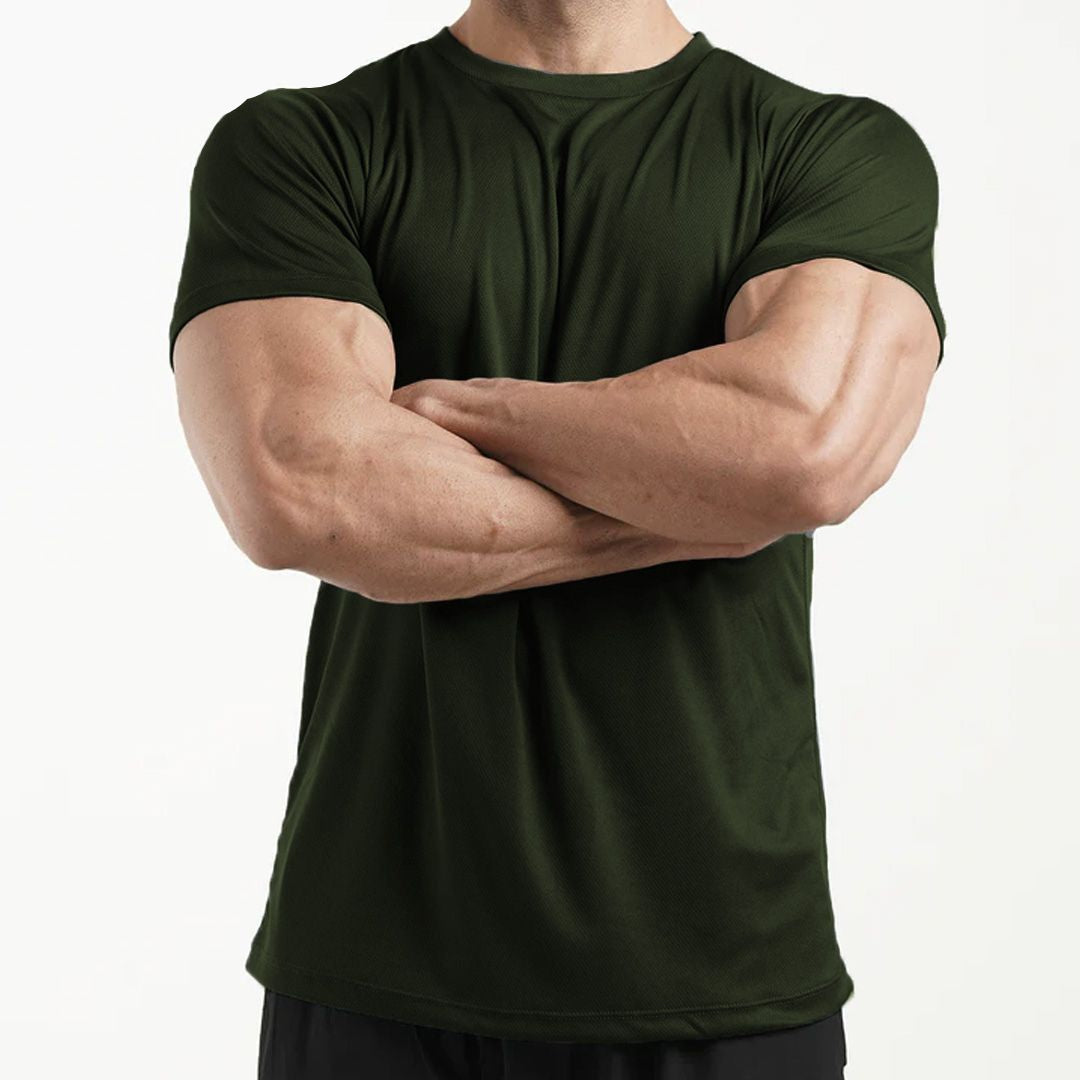 Muscle Fit Tee OLIVE GREEN