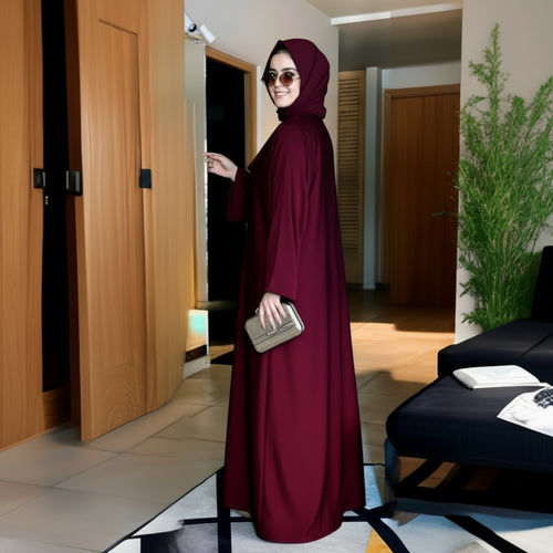 ABAYA DARK MAROON