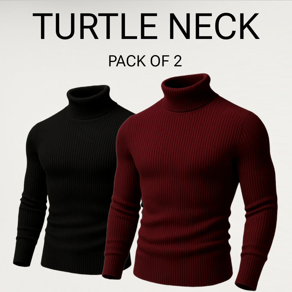 Pack Of 2 Turtle Neck