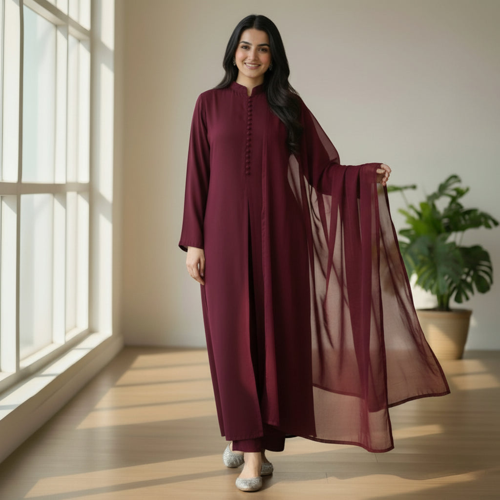 Dark Maroon - READY TO WEAR