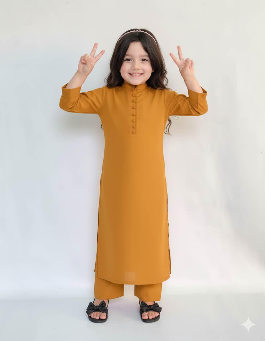 Kids Mustard Ready To Wear