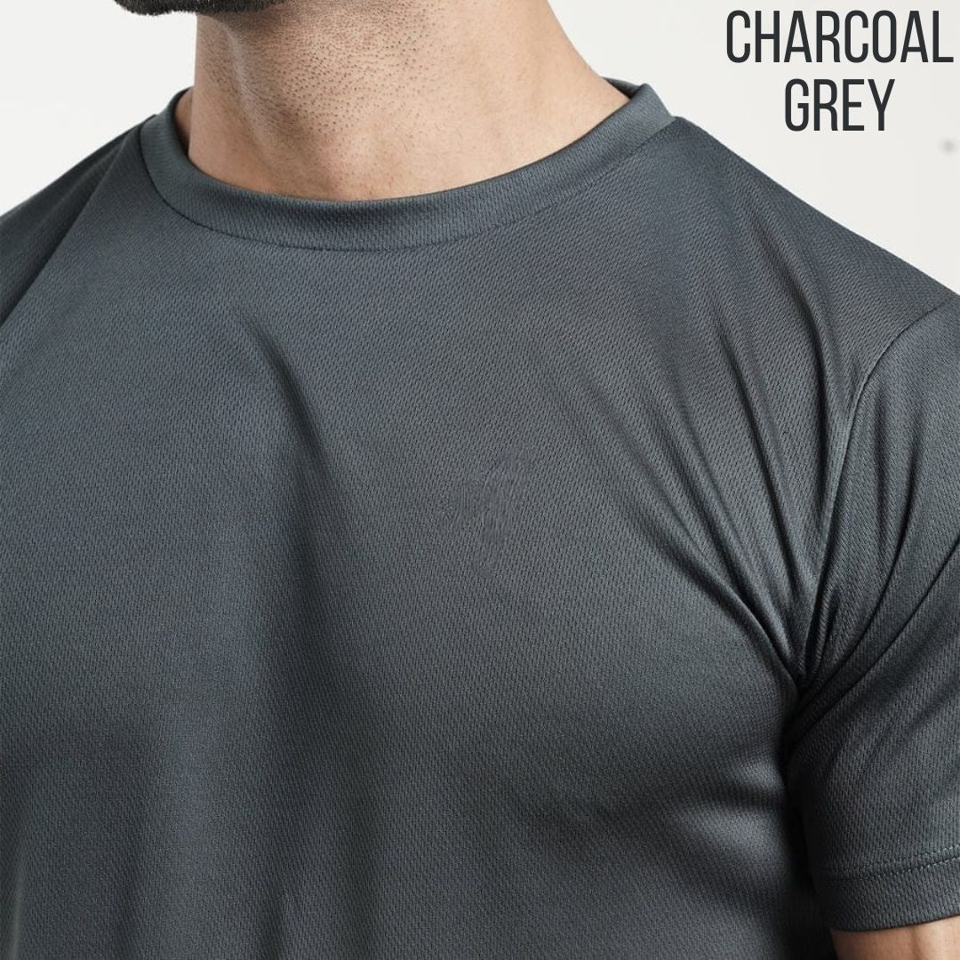 Muscle Fit Tee CHARCOAL GREY