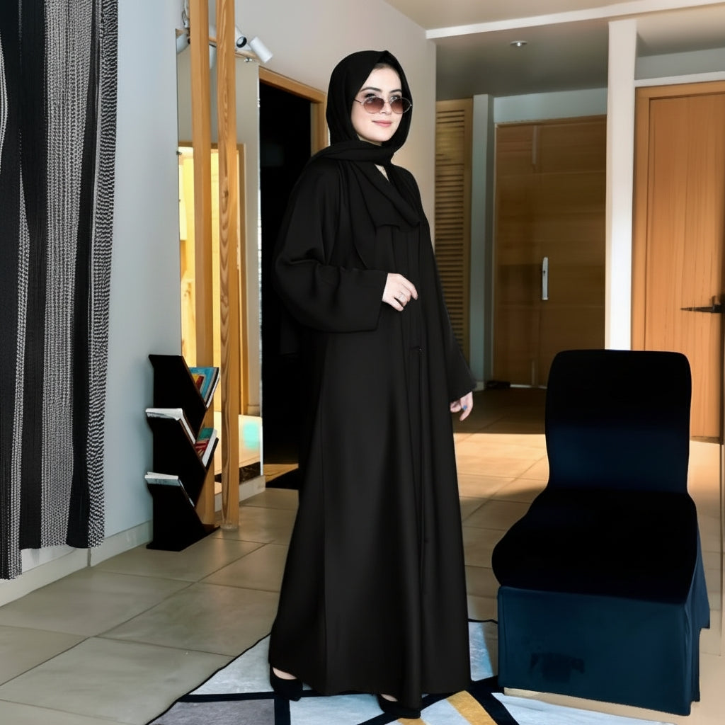 ABAYA JET BLACK