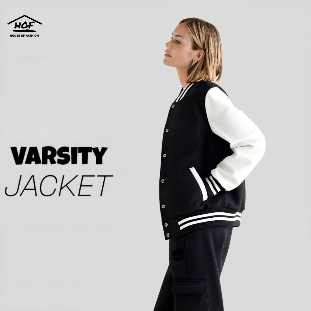 Varsity Jacket Black And White