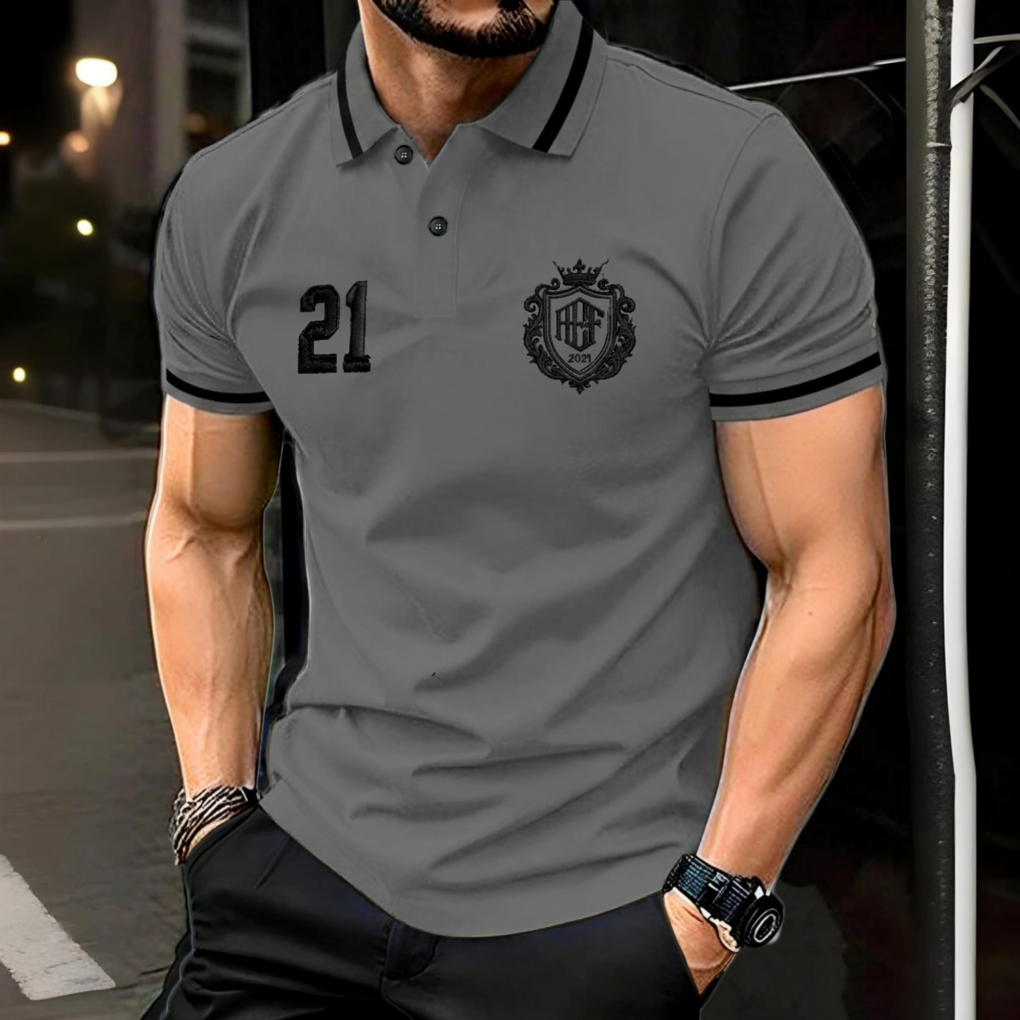 Signature Polo CHARCOAL 21 House Of Fashion