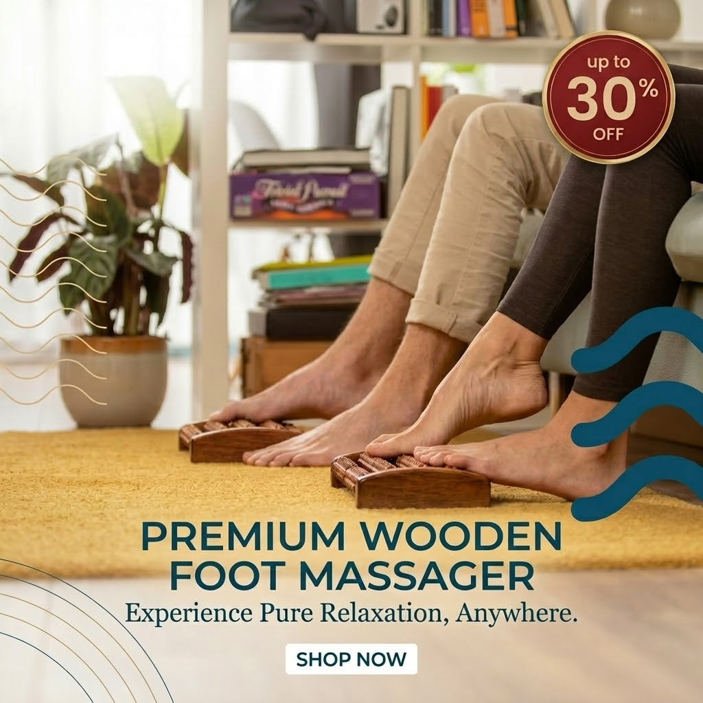 Wooden Foot Massager
